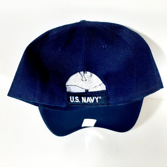 Accessories | Us Navy Submarine Service Svc Cap Dark Blue Embr | Poshmark